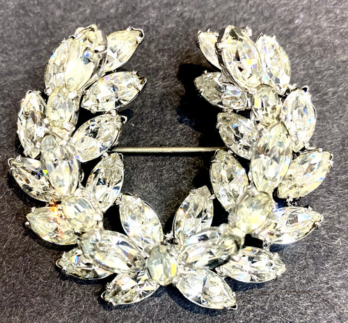 Spectacular Vintage Christian Dior by Kramer Crystal Brooch