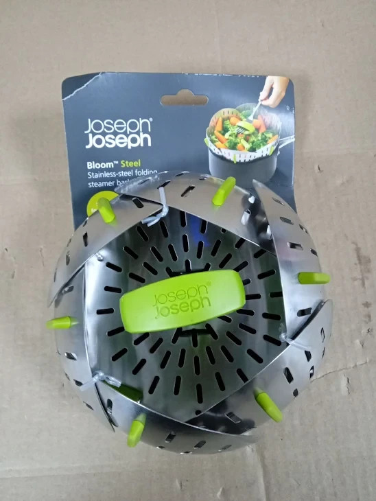 Joseph Joseph Bloom Folding Steamer Basket Vegetables Compact Storage