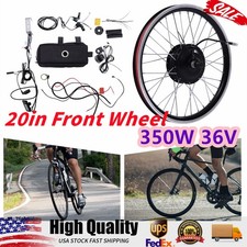36V 20 Front Wheel Electric Bicycle Hub Motor Conversion Kit 350W E Bike