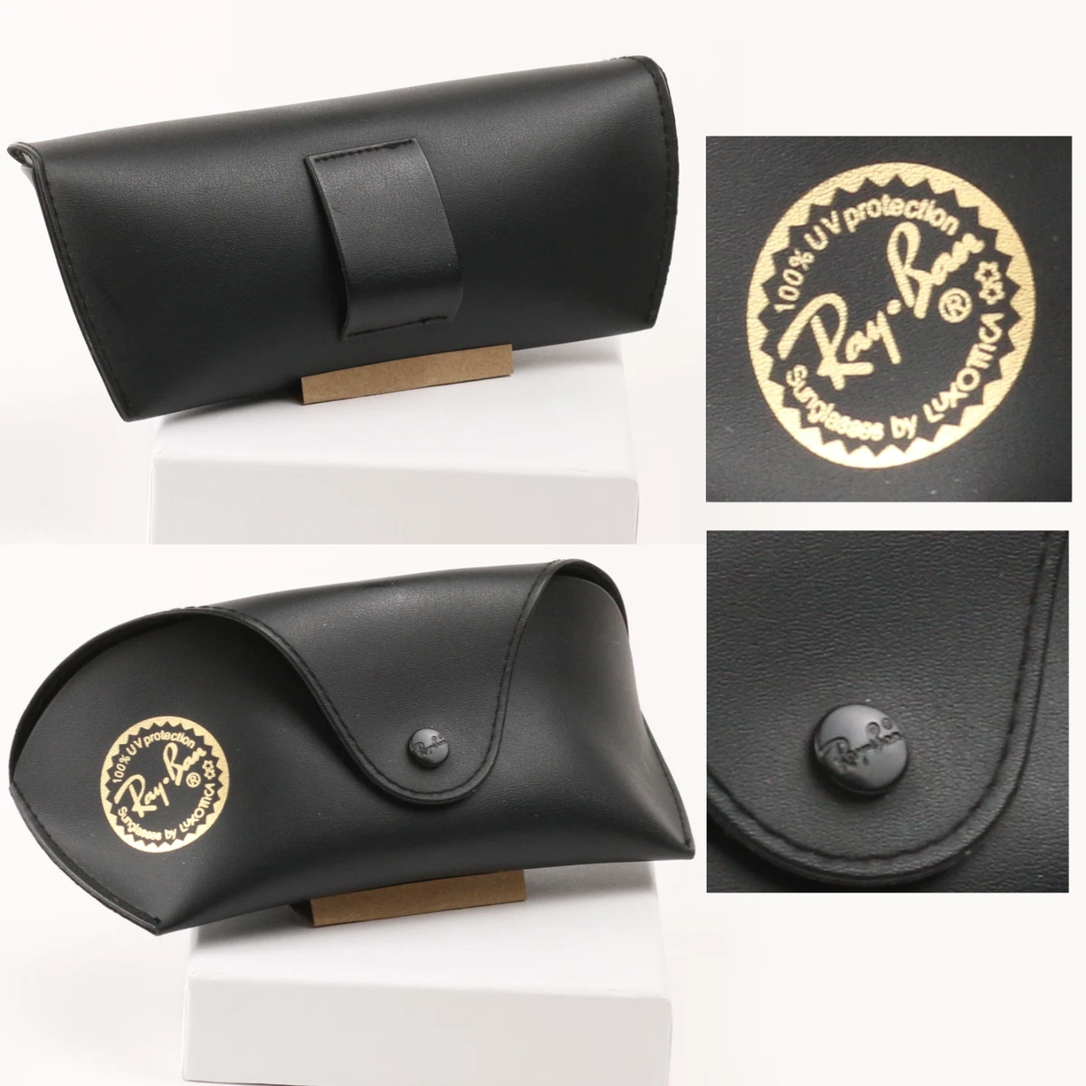 【美品】Ray-Ban ブラック ケース2個 付き Ray-Ban Black Eyeglass Cases & Storage Sunglasses for sale | eBay