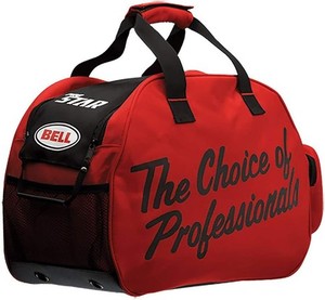Bell Helmet Bag Zippered Padded Pockets Fits Most Full Face Race/Pro Star Red