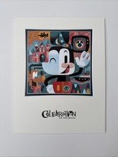 Disney Celebration Of Mickey Mouse 2018 Jeff Granito Art Matted Print 11” x 14”