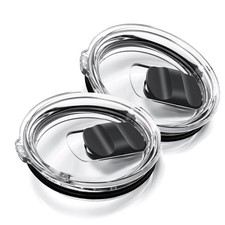 2Pcs 20oz Yeti Tumbler Lids, Magnetic Slider Replacement Lid for 20oz Yeti Ra...