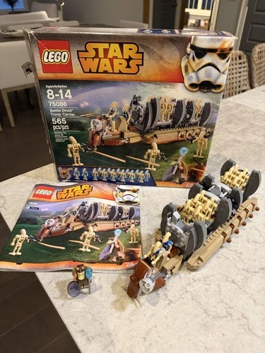 Lego Star Wars Battle Droid Troop Carrier 75086 100% Complete with Book and Box