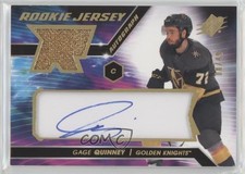 2020-21 SPx Rookie Auto Jersey Gold Spectrum 8/49 Gage Quinney #GQ Auto 0il7