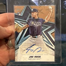 2026 Topps Series 1  Baseball Stars Auto GOLD /50 Joe Rock Rays RC