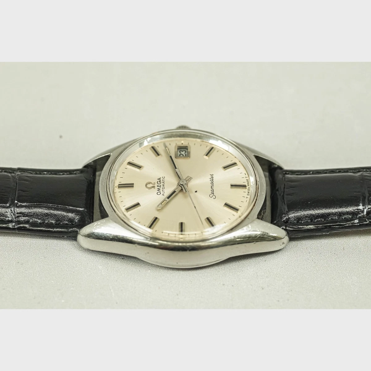 *De colección 1971* OMEGA Seamaster Cal.565 Automático Plateado Fecha Hecho en Suiza 36 mm Hombres