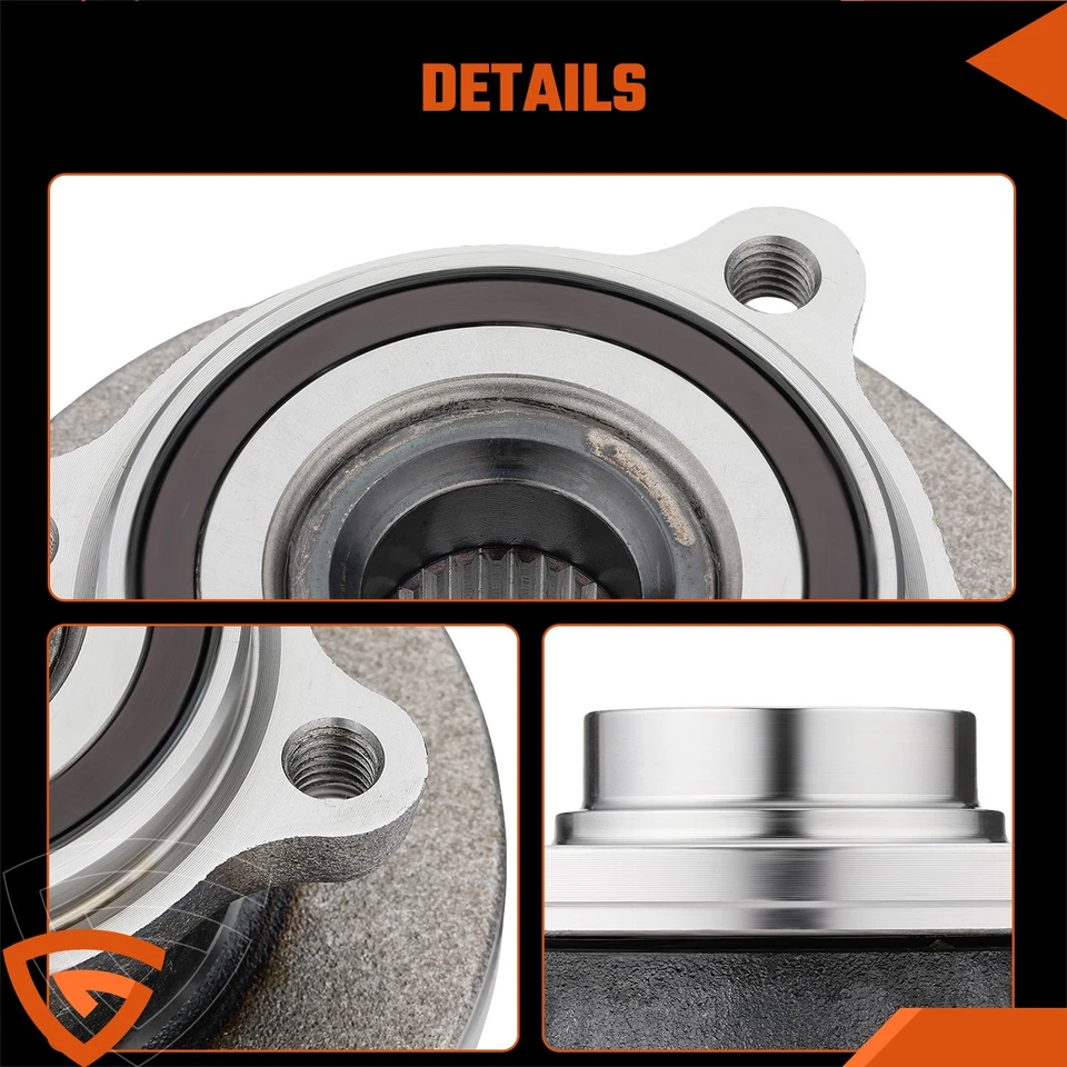 Mozzo ruota cuscinetto ruota anteriore per Mini R50 R53 R52 Cooper One Cabriolet 6776162 con ABS - Immagine 2 di 4