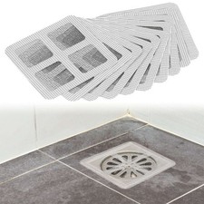 10-30Pcs Disposable Hair Floor Drain Filter Stickers Shower Drain Cover Catcher