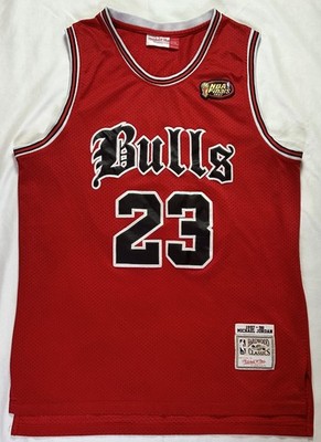1997-98 Michael Jordan Chicago Bulls 23 Finals Mitchell & Ness NBA