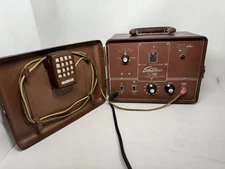 Vintage 1959-60s Conn ST-8 Tube Strobe Tuner 50 Watts 60 Cycles With Mic & Wires