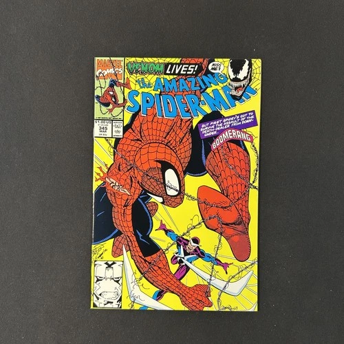 Marvel Comic Amazing Spider-Man #345 1991, 9.4/NM, 1st Appearance of Carnage