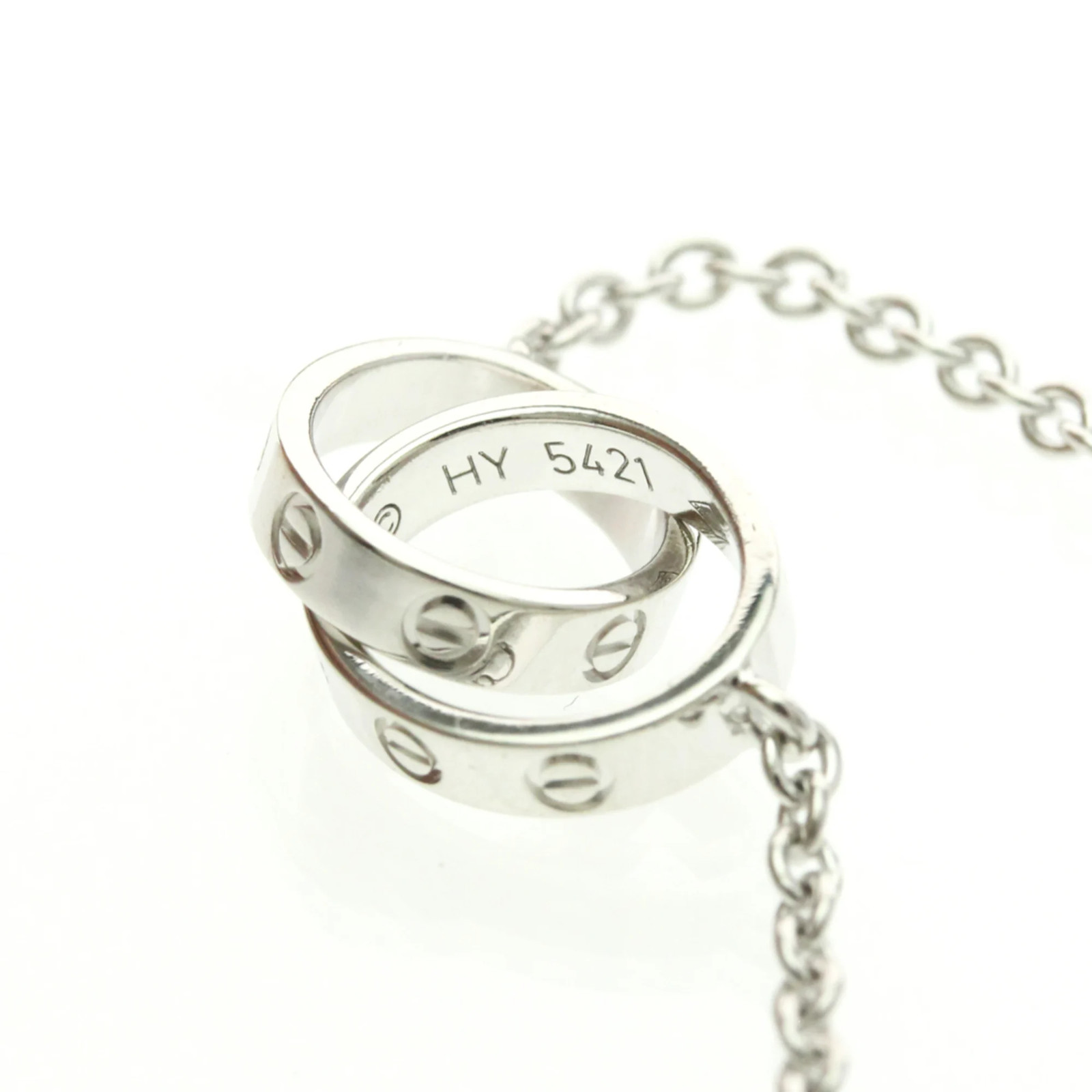 Cartier Baby Love Necklace White Gold (18K) No Stone Women,Men Fas... BF590602 image 10