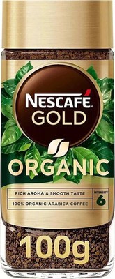 New Nescafe Gold Organic Instant Coffee 100g Free Shipping World Wide