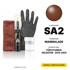 Lackstift F&uuml;r Hyundai Veloster SA2 Marmalade Komplett Profi Auto Lack Reparatur
