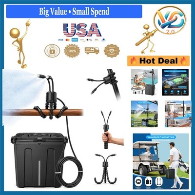 Portable Personal Misting System 9L Water Cooler Battery Pump Outdoor