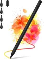 SENMO Stylus Pen for iPad 2018-2025, 2X Fast Charge Pencil 2nd Black