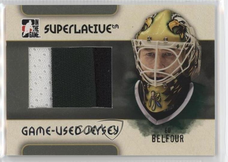 2007-08 ITG Superlative Game-Used Jersey Silver /30 Ed Belfour #GUJ-60 HOF 2t7