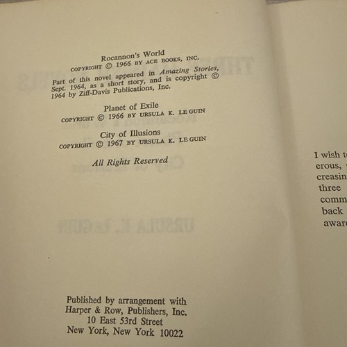 Three Hanish Novels by Ursula K. LE GUIN - Picture 6 of 10