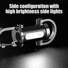 COB LED Keychain Flashlight Multifunctional Portable Keychain Torch Ultralight C