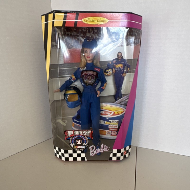 Mattel Barbie NASCAR 50th Anniversary Collector Edition Fashion Doll 1998