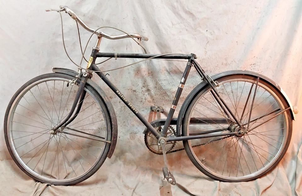 Bicicleta Raleigh Sports Cruiser 1969 grande 54 cm 3S Sturmey Archer retro café Java :) Foto 2 de 4