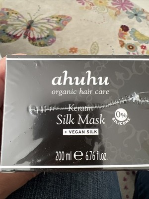 Ahuhu Organic Hair Care Vegan Silk Hair Mask Keratin 200 Ml