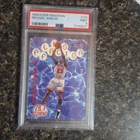 1998 FLEER TRADITION Plus Factor #142 MICHAEL JORDAN PSA 9