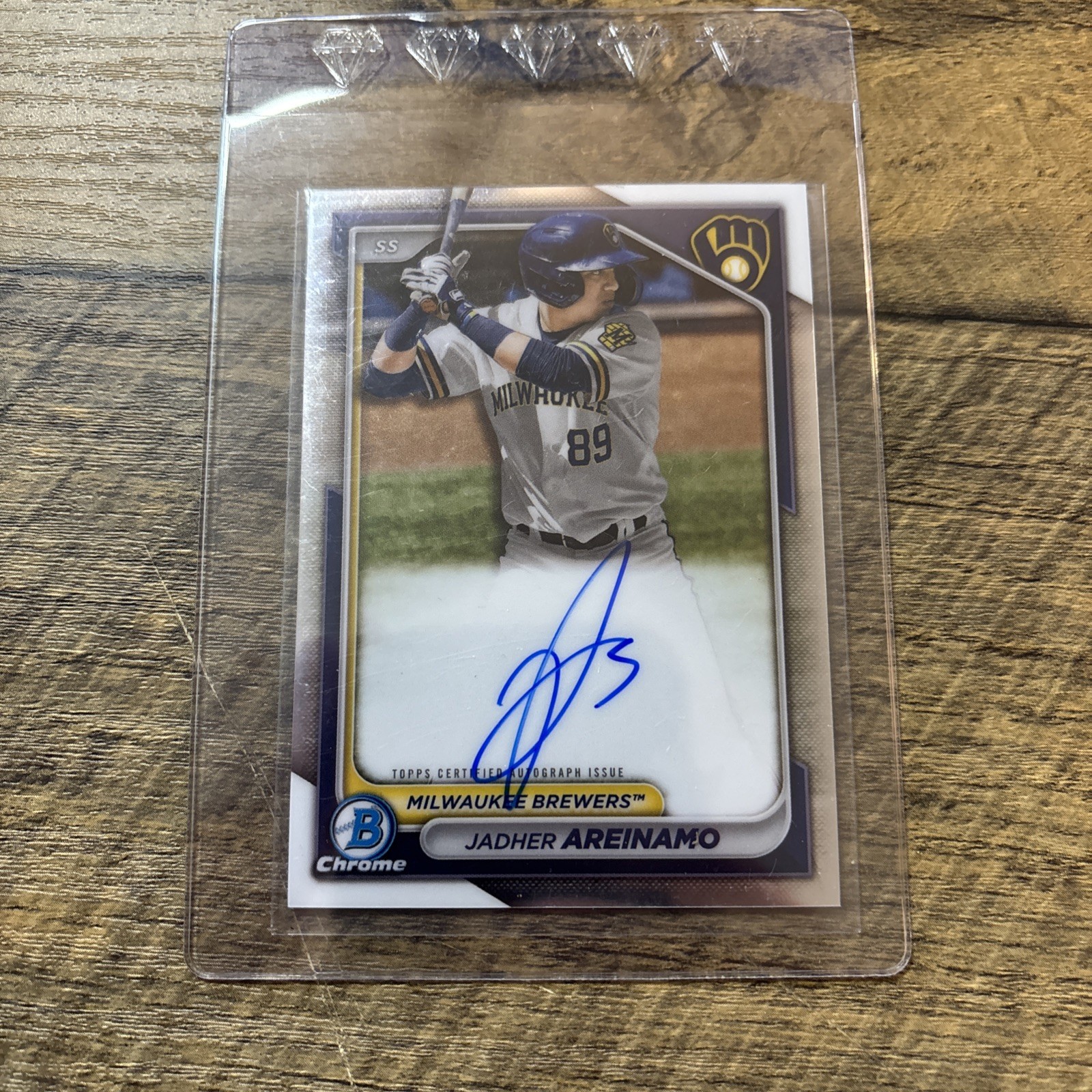 Jadher Areinamo 2024 Bowman - Chrome Prospect Autographs  #CPA-JA (AU, RC)
