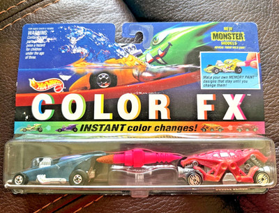 Hot Wheels Color FX Monster Models Swarmula 1 And Double Demon 1994