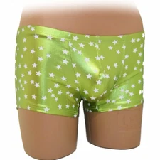 Boxer shorts with shiny fabric and stars (L)