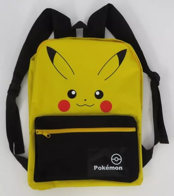 Pokémon Pikachu Face Backpack Kids School Bag Platinum Zakka Ver 1.5 Used
