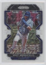 2022 Panini Prizm Tier II White Donut Circle Prizm 2/5 Whit Merrifield #136 0x1