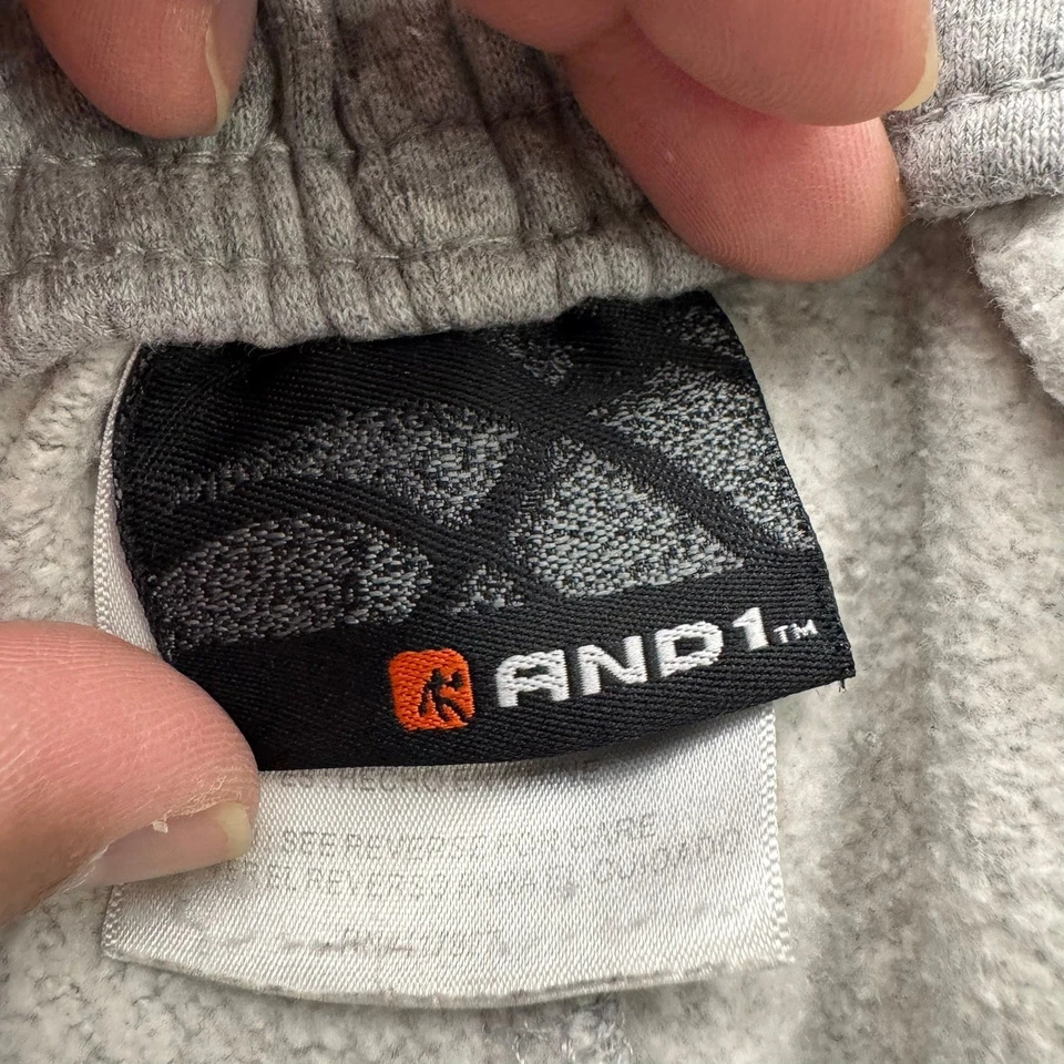 Pantalones deportivos cargo AND1 para hombre XL grises pantalones de chándal bolsillos elásticos en la cintura atléticos Foto 2 de 4