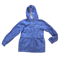 Columbia Full Zip Windbreaker Jacket Girls Size Small 7/8 Purple Outdoors
