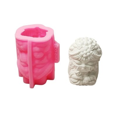 3D Loulan Princess Silicone Molds Casting Molds Soap Molds Plasters Molds
