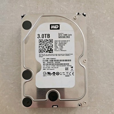Western Digital WD Caviar Green WD30EZRX 3TB 3,5'' Festplatte 50% GESUNDHEIT