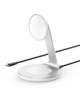 ANKER WIRELESS CHARGER POWERWAVE MAGNETIC 2-IN-1 STAND CABLE A25611Y1 - WHITE