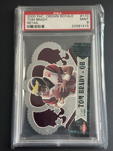 Tom Brady [Retail] #110 2000 Pacific Crown Royale card