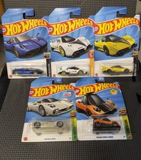5x Hot Wheels Pagani Exotics - Huayra, Zonda R (2), Utopia, Zonda Cinque NIP