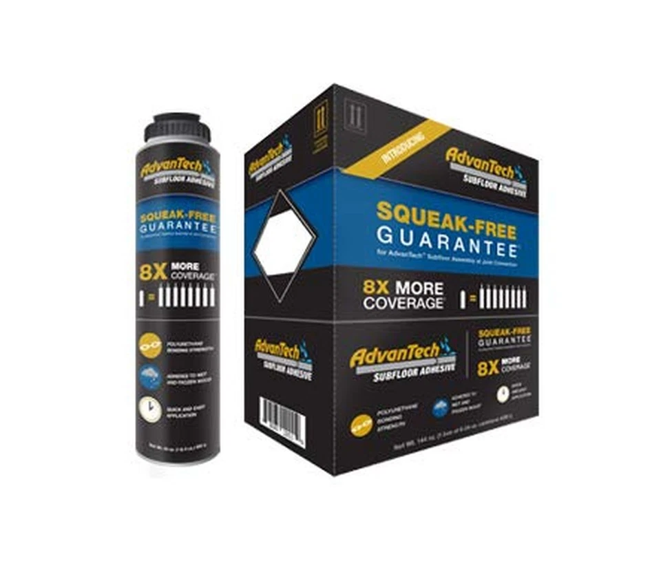 AdvanTech Subfloor Adhesive | Polyurethane Construction Adhesive | Spray Foam...