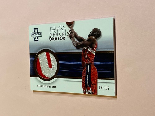 Emeka Okafor 2012-13 Panini Innovation Game Used Patch /15  - Picture 2 of 3