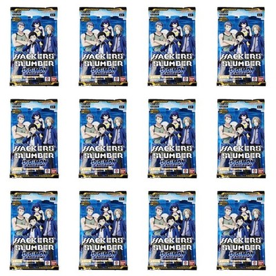 Digimon Hackers Slumber Card Game BT-23 Pack - LOT of 12 Sealed Booster Packs