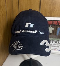 Vintage BMW Williams F1 Team JP Montoya Racing Hat Cap Adjustable Navy Blue 2003