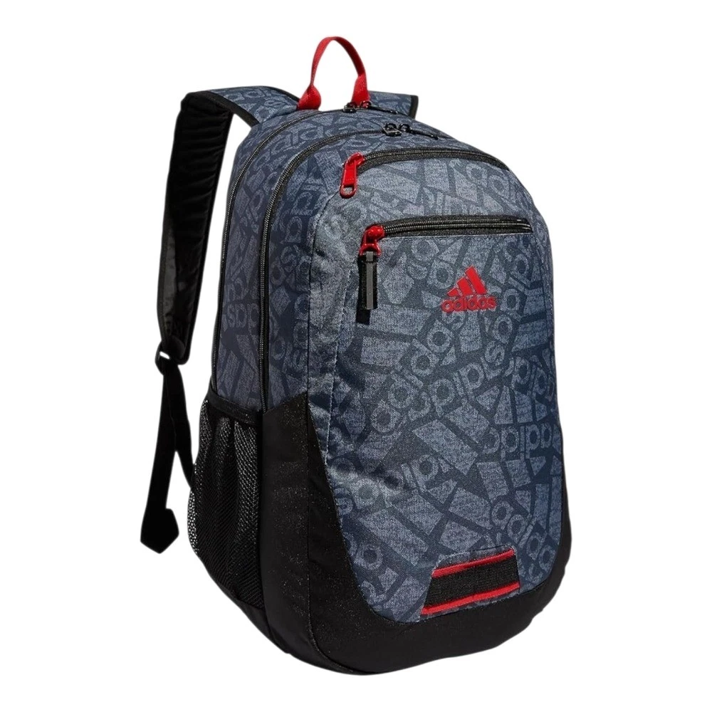 Adidas Young Creator Backpack Men OS Navy Blue New Logo Print School Bag