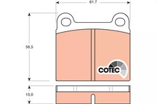 Plaquette de frein Talbot 1006