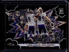 2025 Donruss Optic Lamar Jackson Mark Andrews Best Tuddys Black Pandora #/149