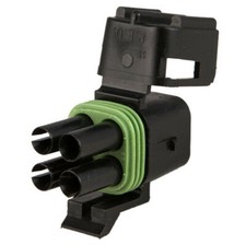 K4 4 Square Circuit Weather Pak Connector Housing (Female Side) USA Made,10 Pack