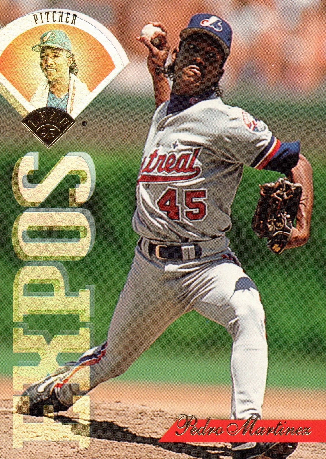 1995 Leaf # 88 Pedro Martinez Montreal Expos