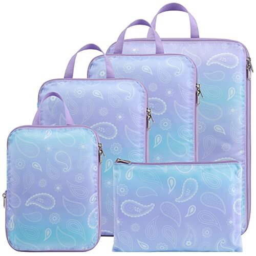 Compression Packing Cubes For Suitcases Luggage Travel Packing Organizers Compre-image